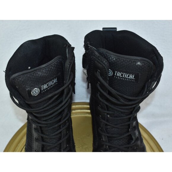 Tactical Performance Hawk Men\'s Boots Size 7.5 D Black Combat -Flaws- main image 10